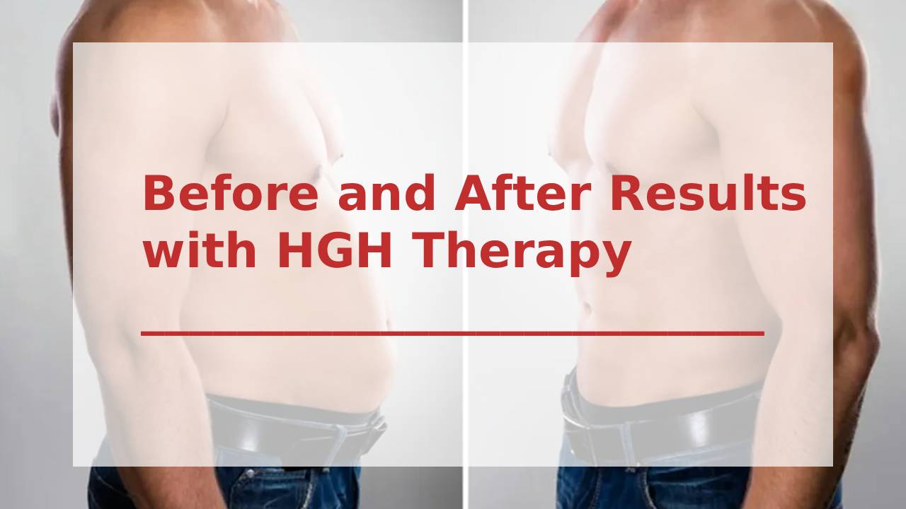 Before and After Results with HGH Therapy